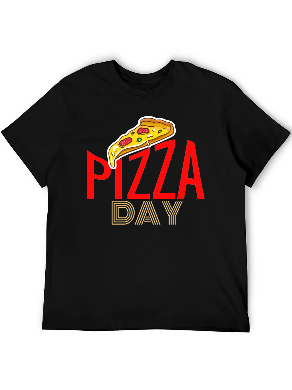 Pizza Day Graphic Tee - Casual Comfort