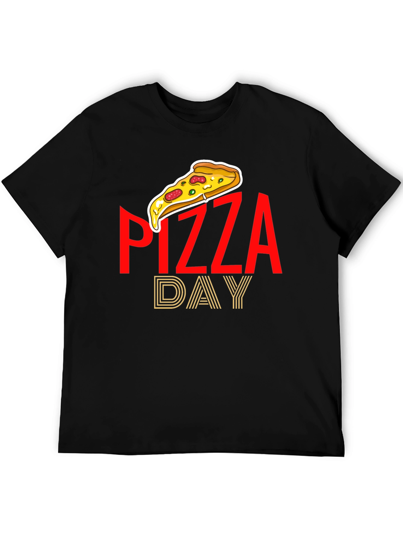 Pizza Day Graphic Tee - Casual Comfort