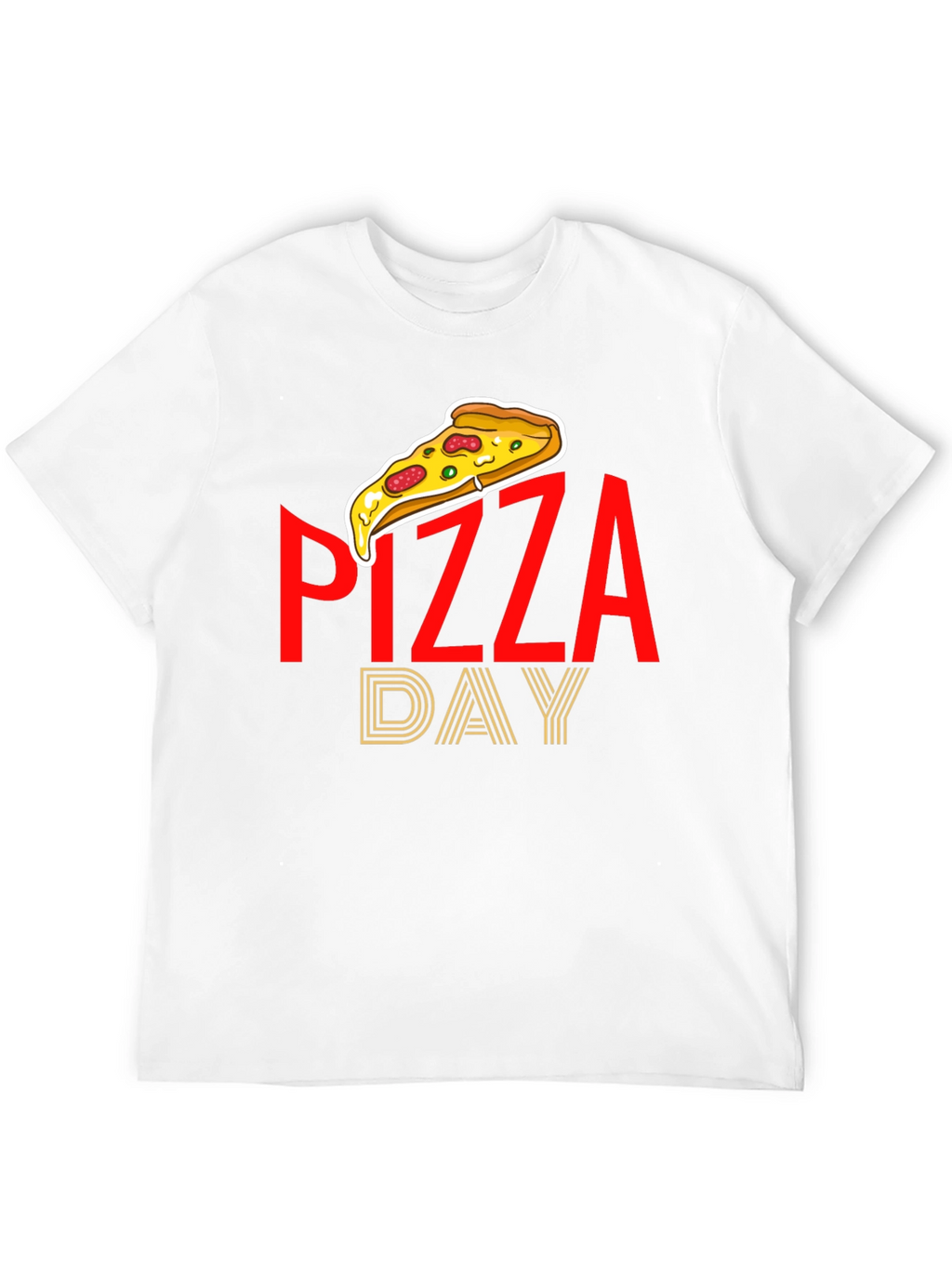 Pizza Day Graphic Tee - Casual Comfort