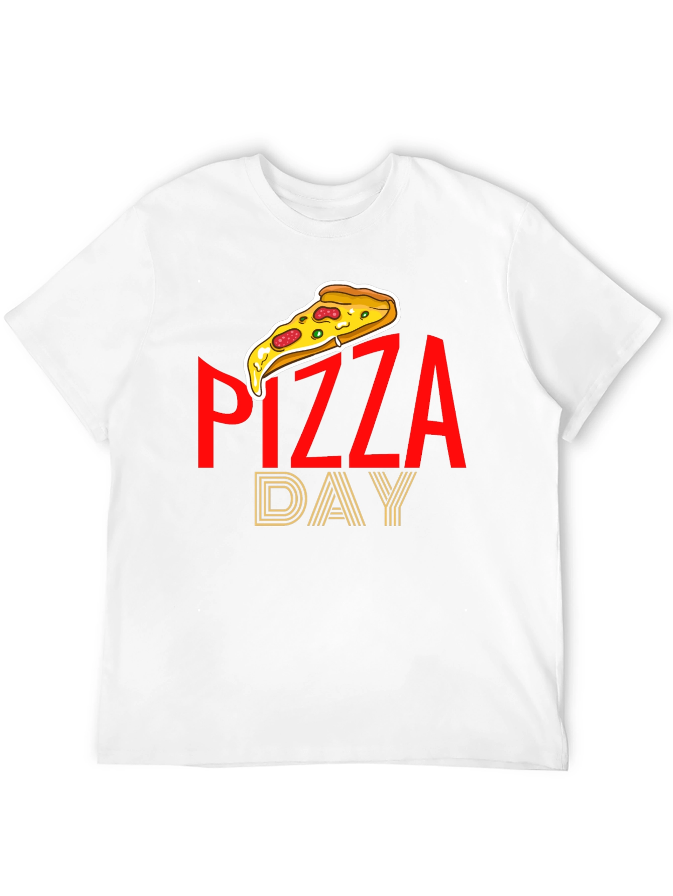 Pizza Day Graphic Tee - Casual Comfort
