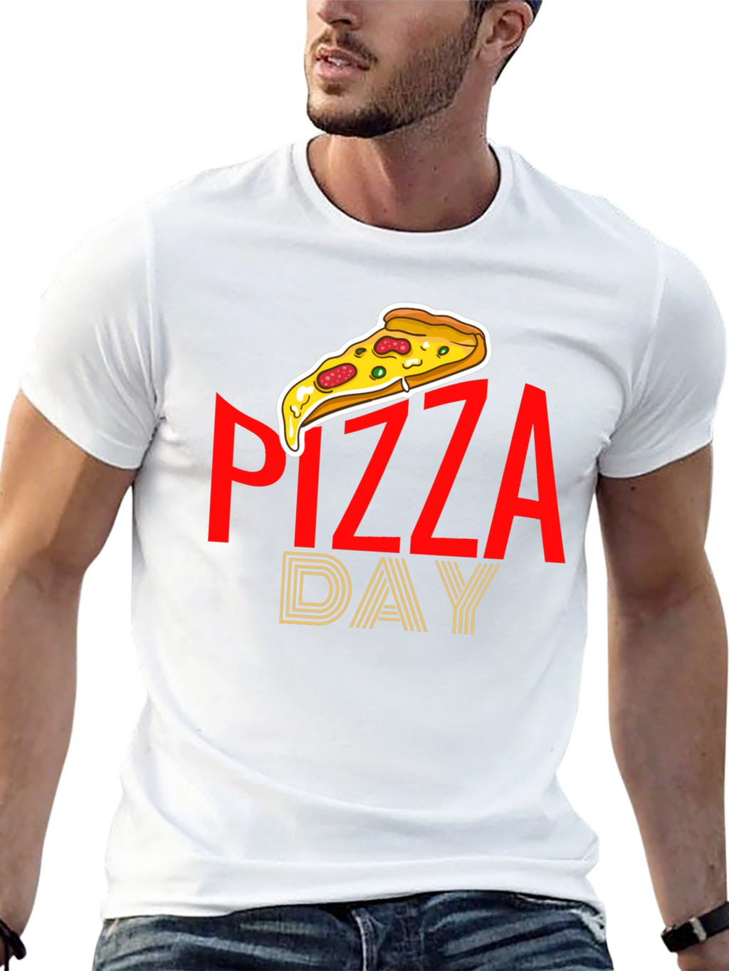 Pizza Day Graphic Tee - Casual Comfort