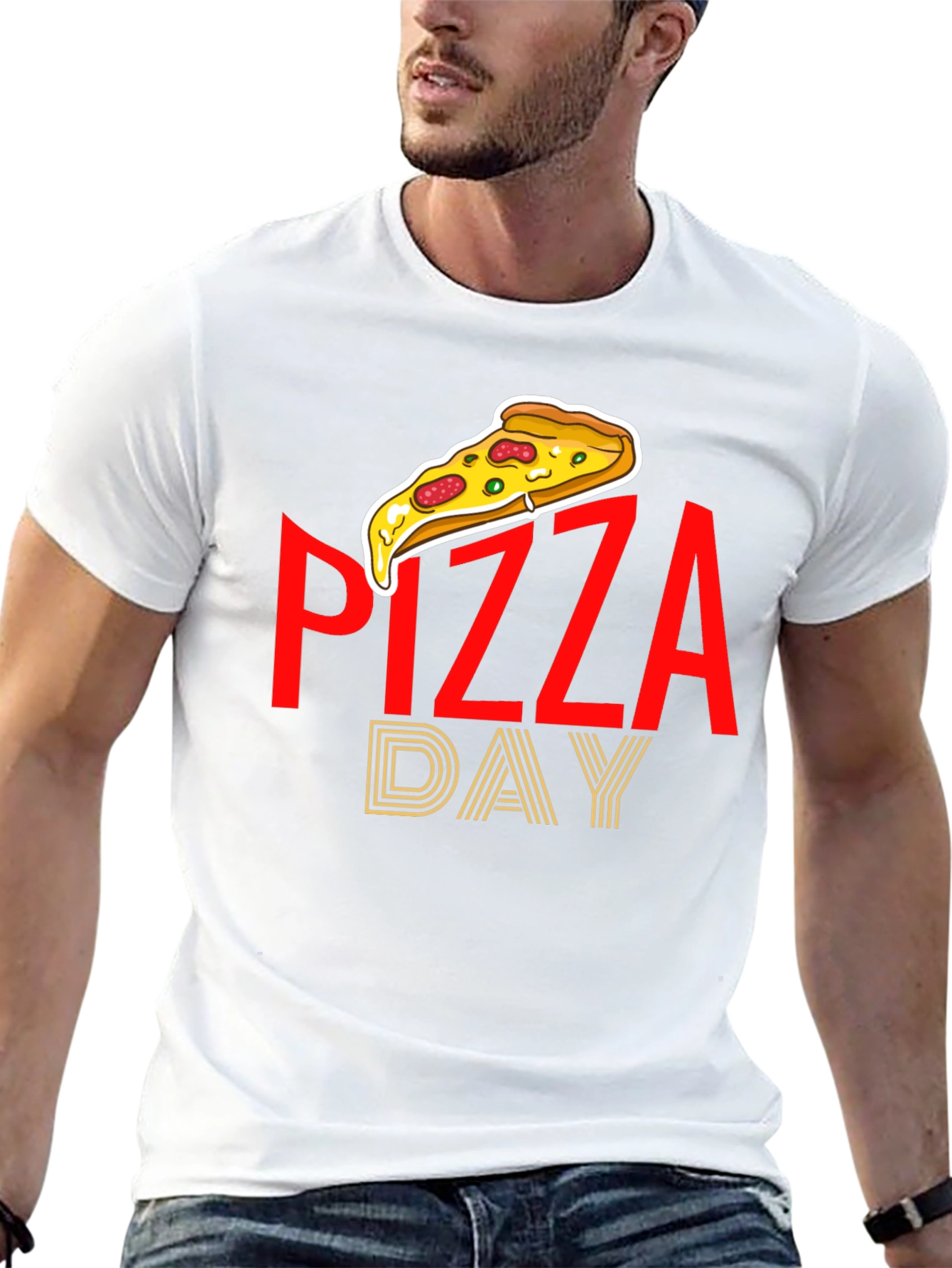 Pizza Day Graphic Tee - Casual Comfort
