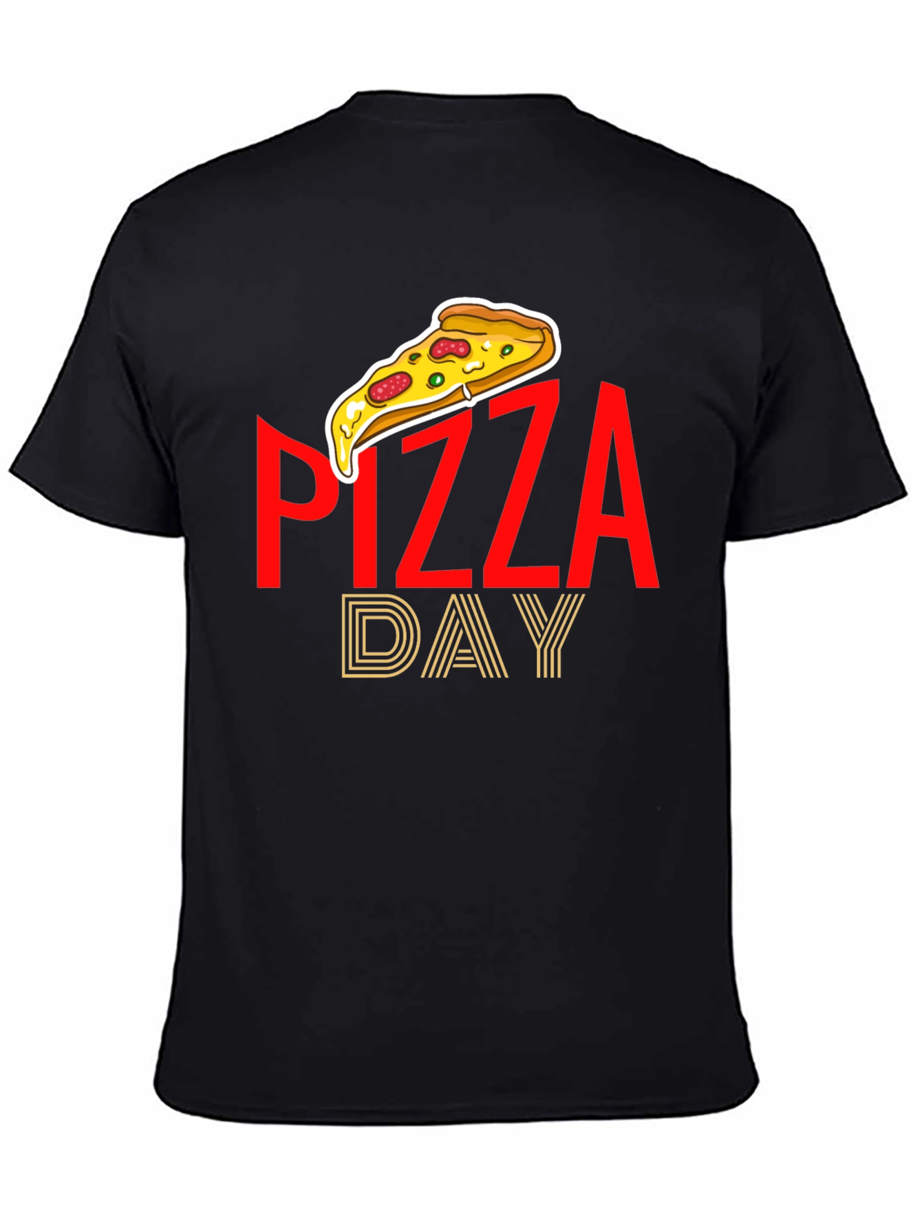 Pizza Day Graphic Tee - Casual Comfort