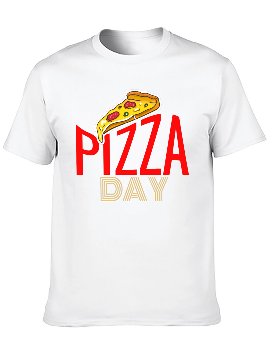 Pizza Day Graphic Tee - Casual Comfort