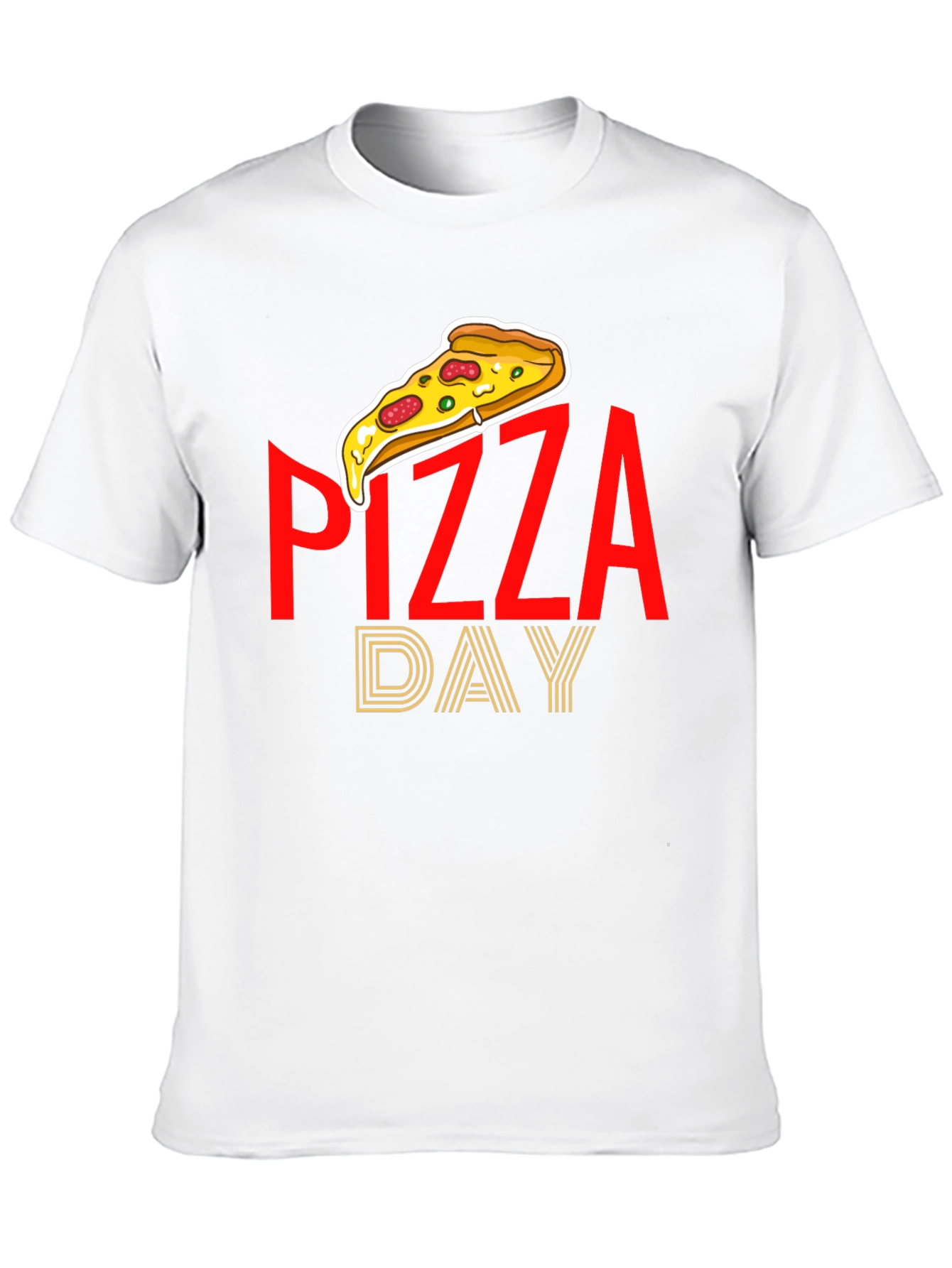 Pizza Day Graphic Tee - Casual Comfort