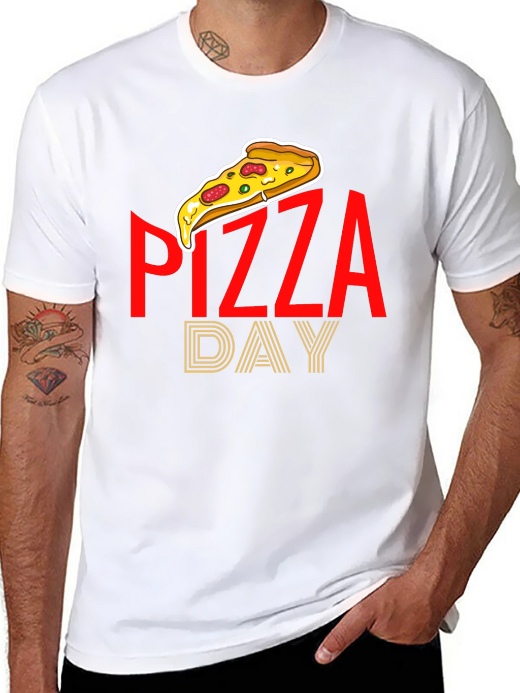 Pizza Day Graphic Tee - Casual Comfort