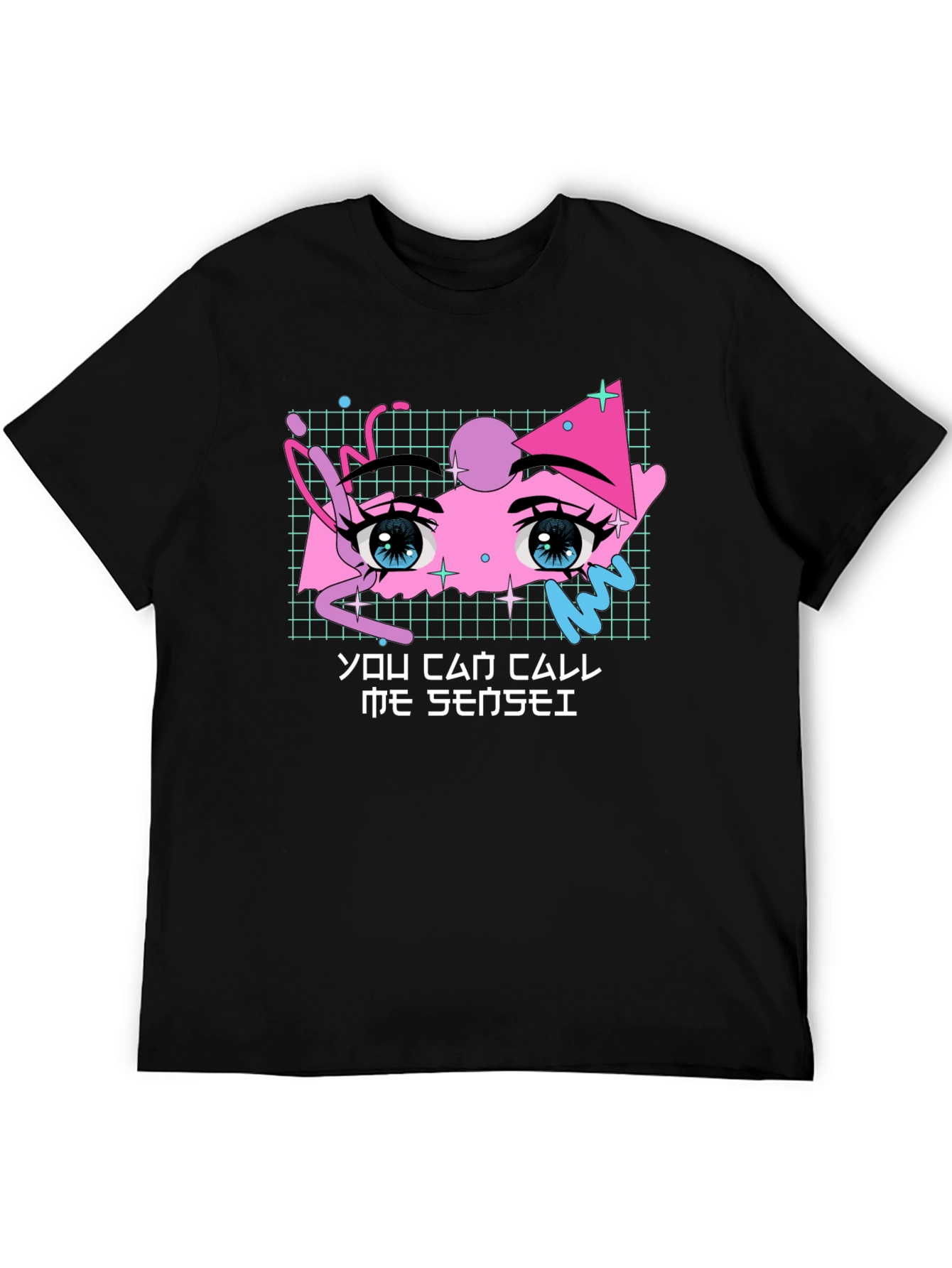 Anime Eyes Graphic Tee - You Can Call Me Sensei