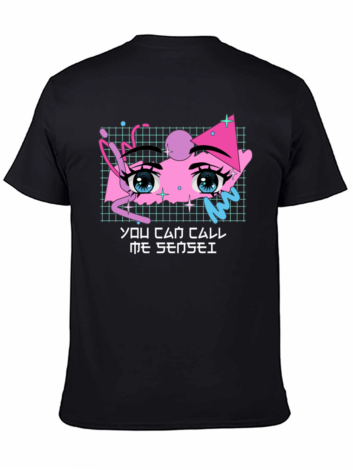 Anime Eyes Graphic Tee - You Can Call Me Sensei