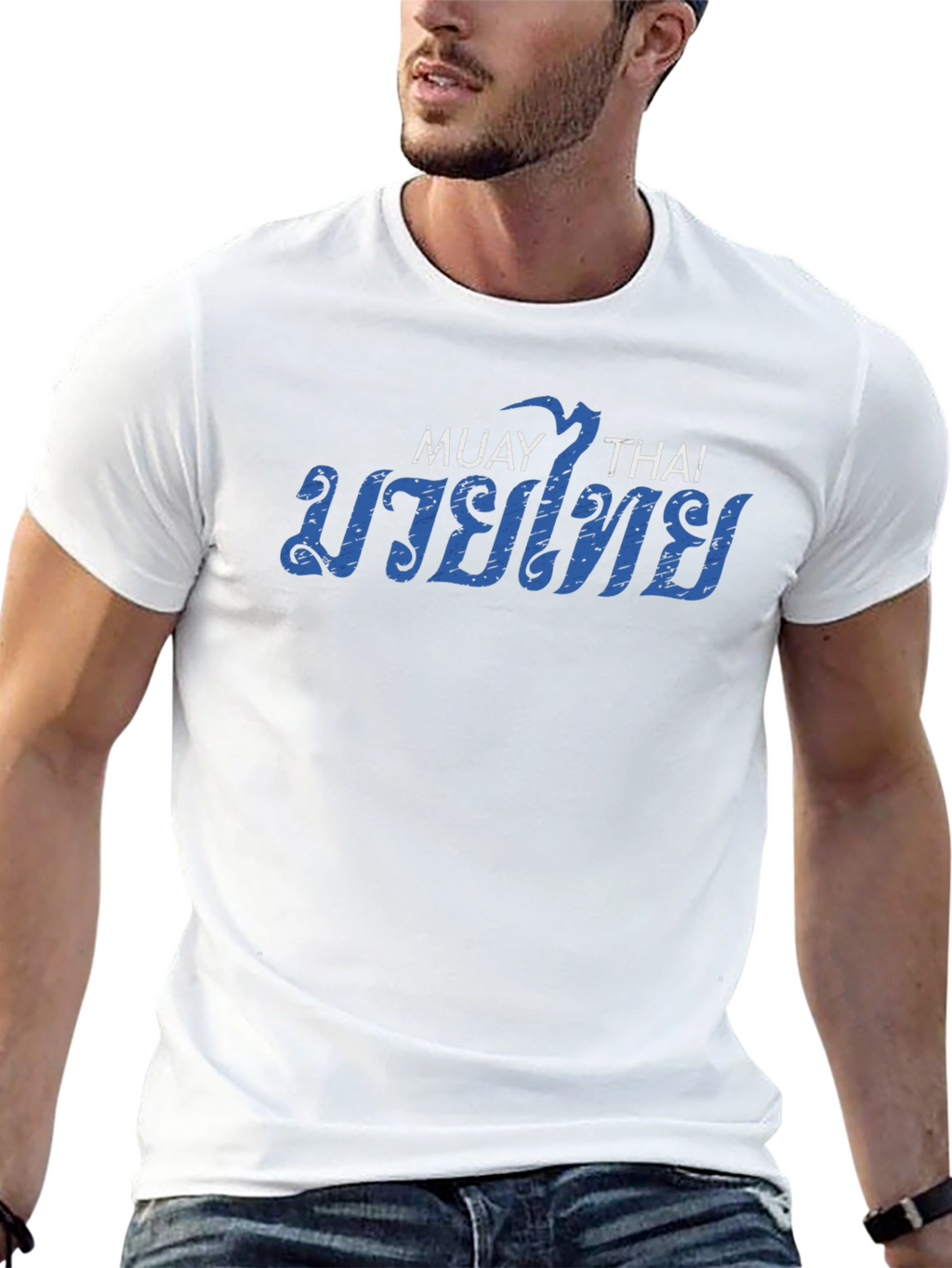 Muay Thai Graphic Tee - Stylish Black T-Shirt