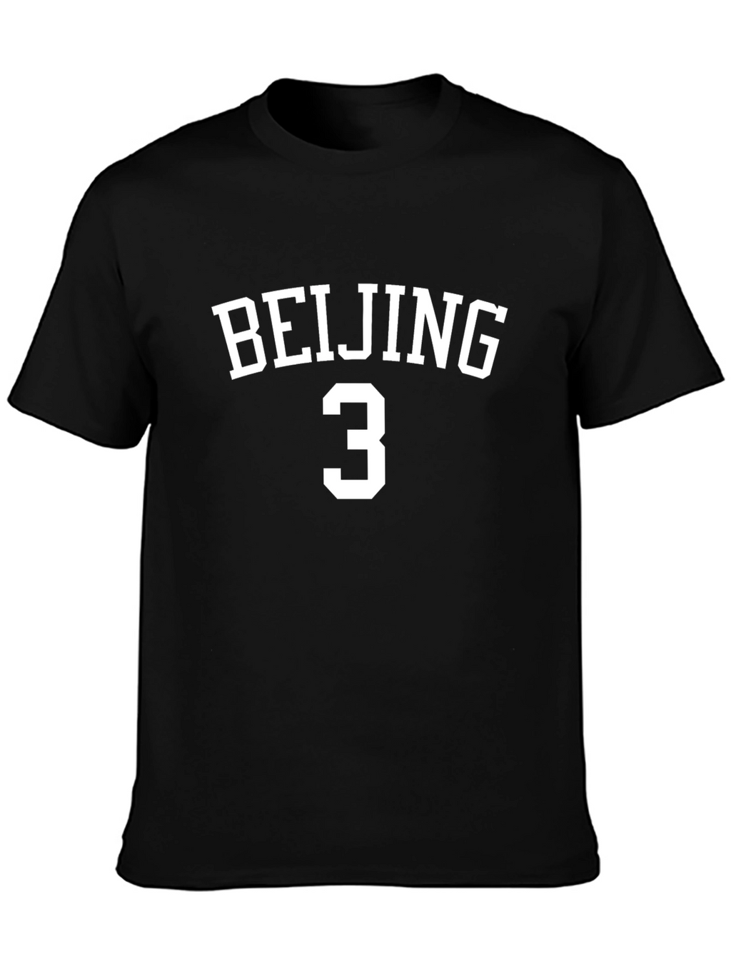Beijing 3 Black Graphic T-Shirt