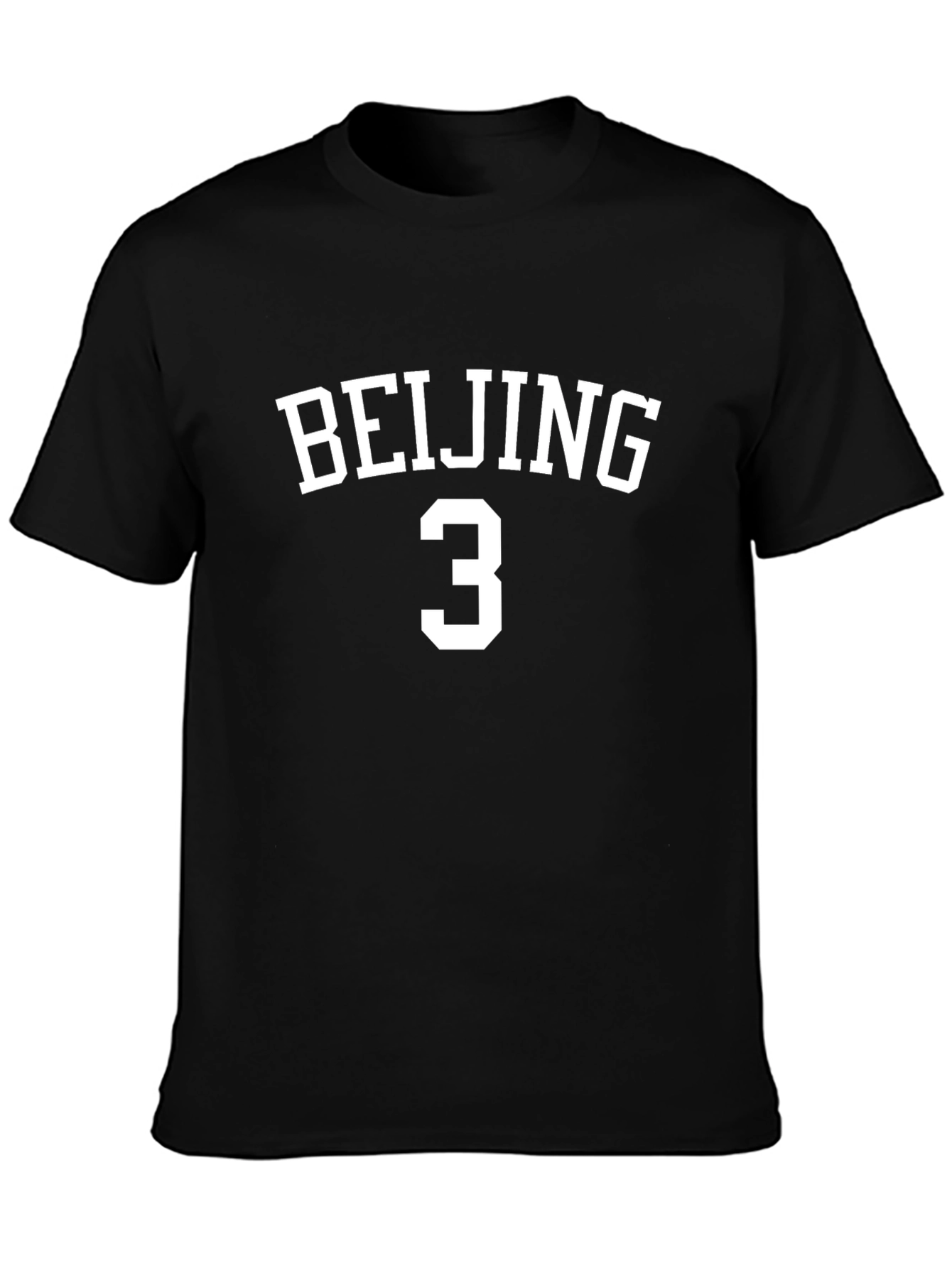 Beijing 3 Black Graphic T-Shirt