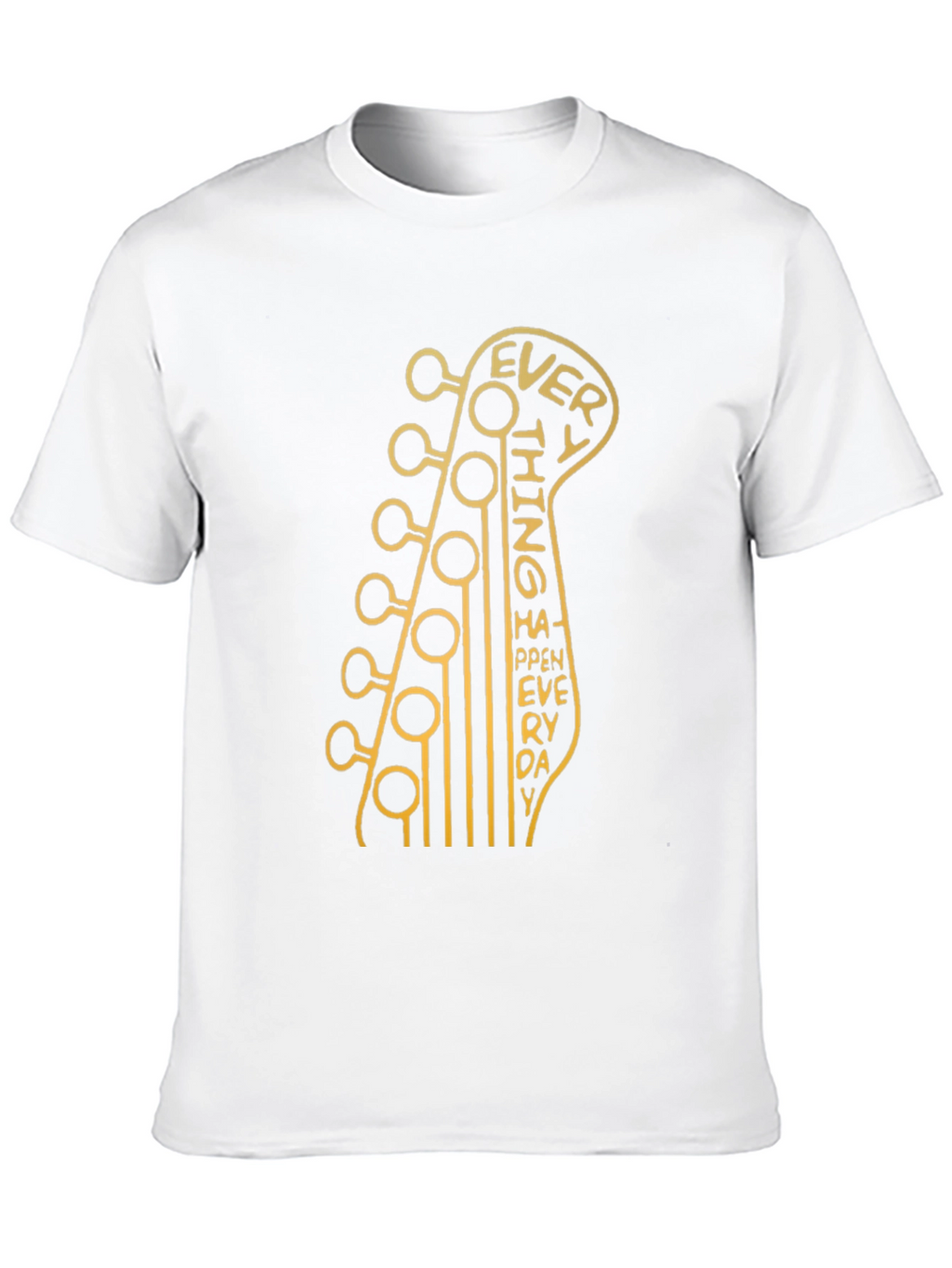 Everything Happens Everyday T-Shirt Guitar Graphic Tee