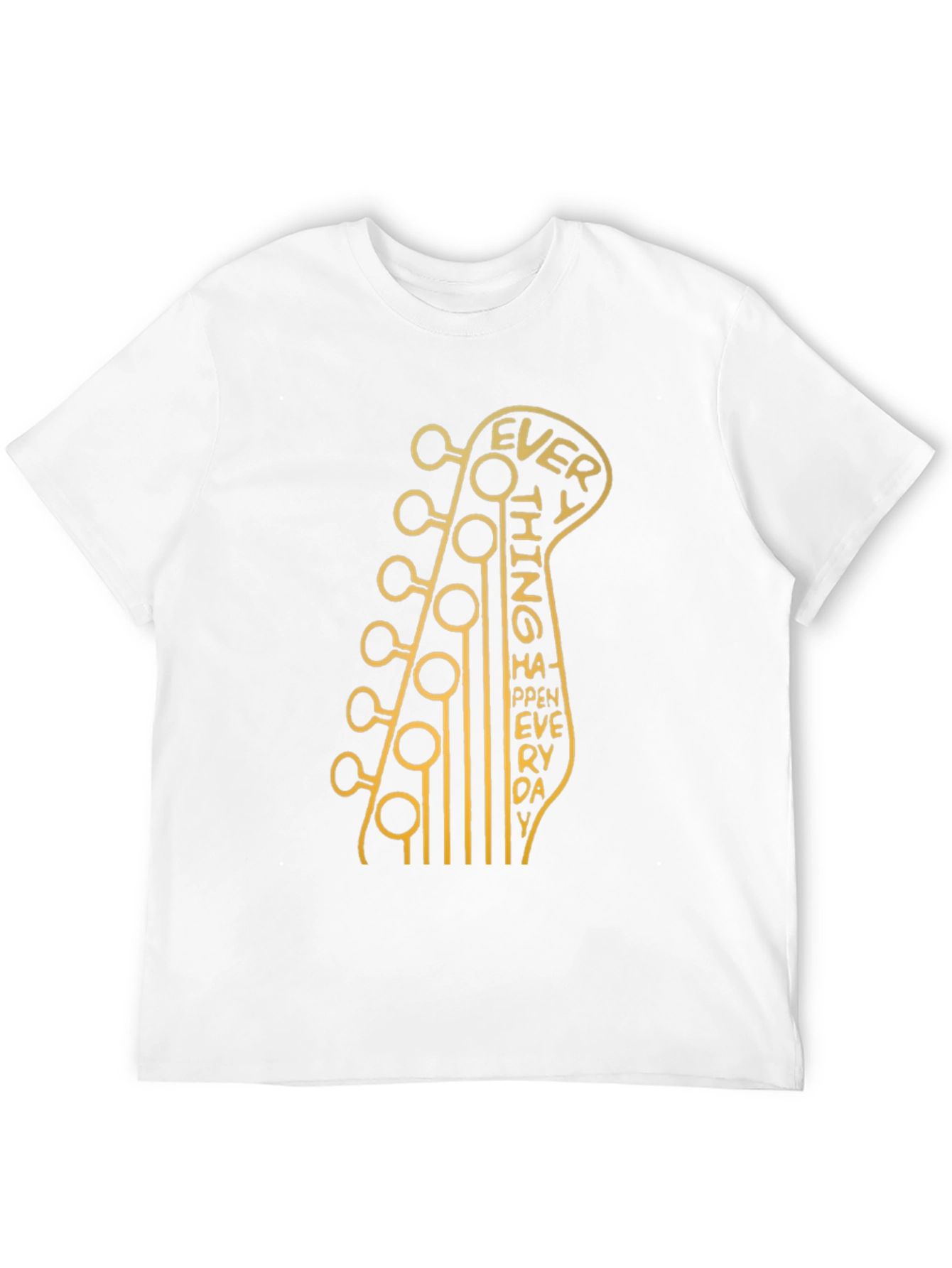 Everything Happens Everyday T-Shirt Guitar Graphic Tee