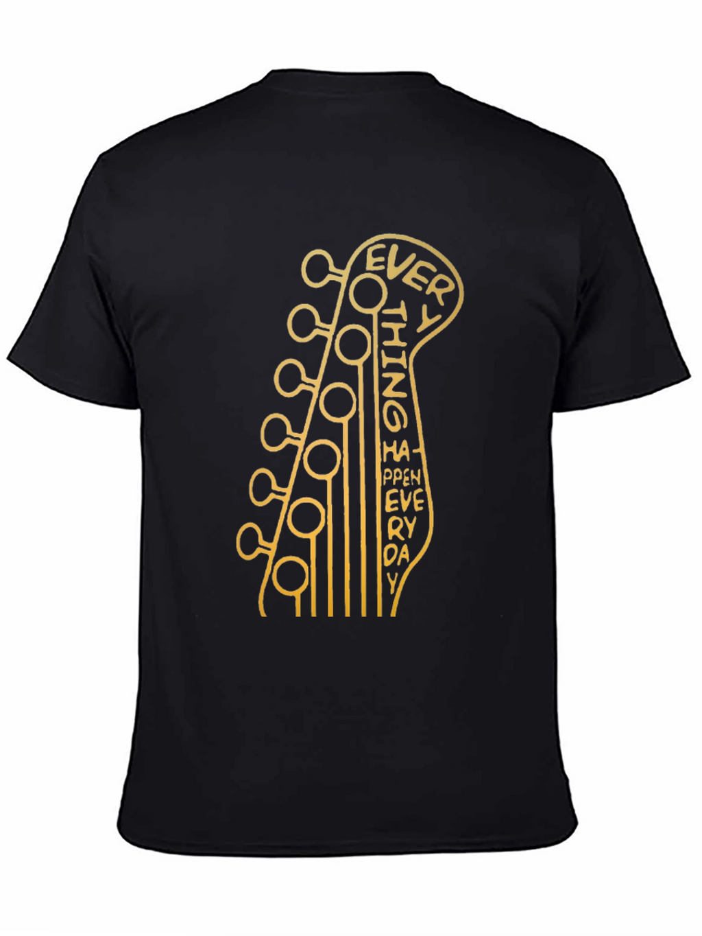 Everything Happens Everyday T-Shirt Guitar Graphic Tee