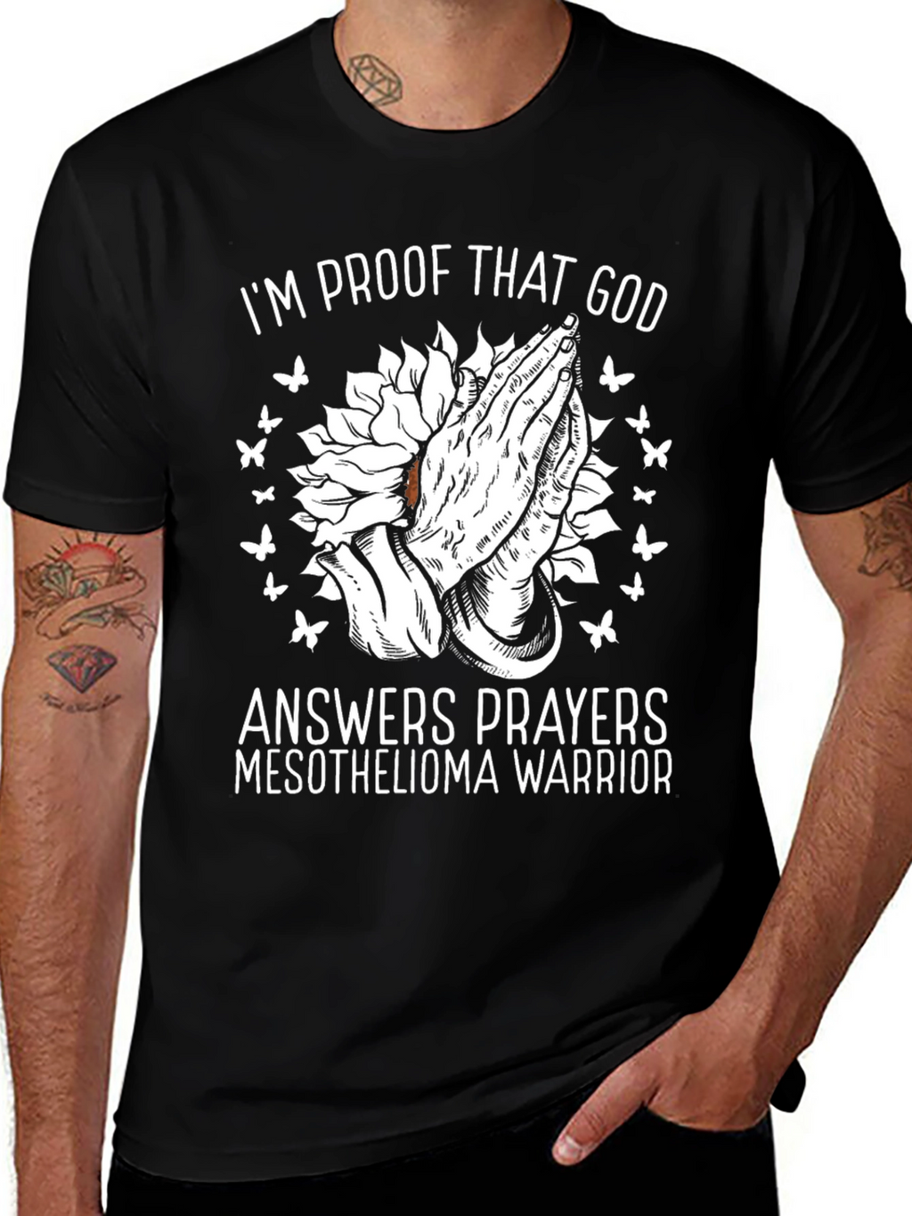 Im Proof God Answers Prayers Warrior T-Shirt