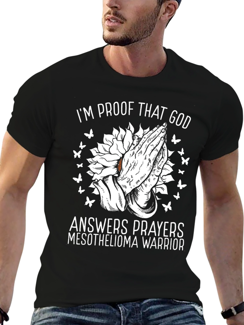 Im Proof God Answers Prayers Warrior T-Shirt