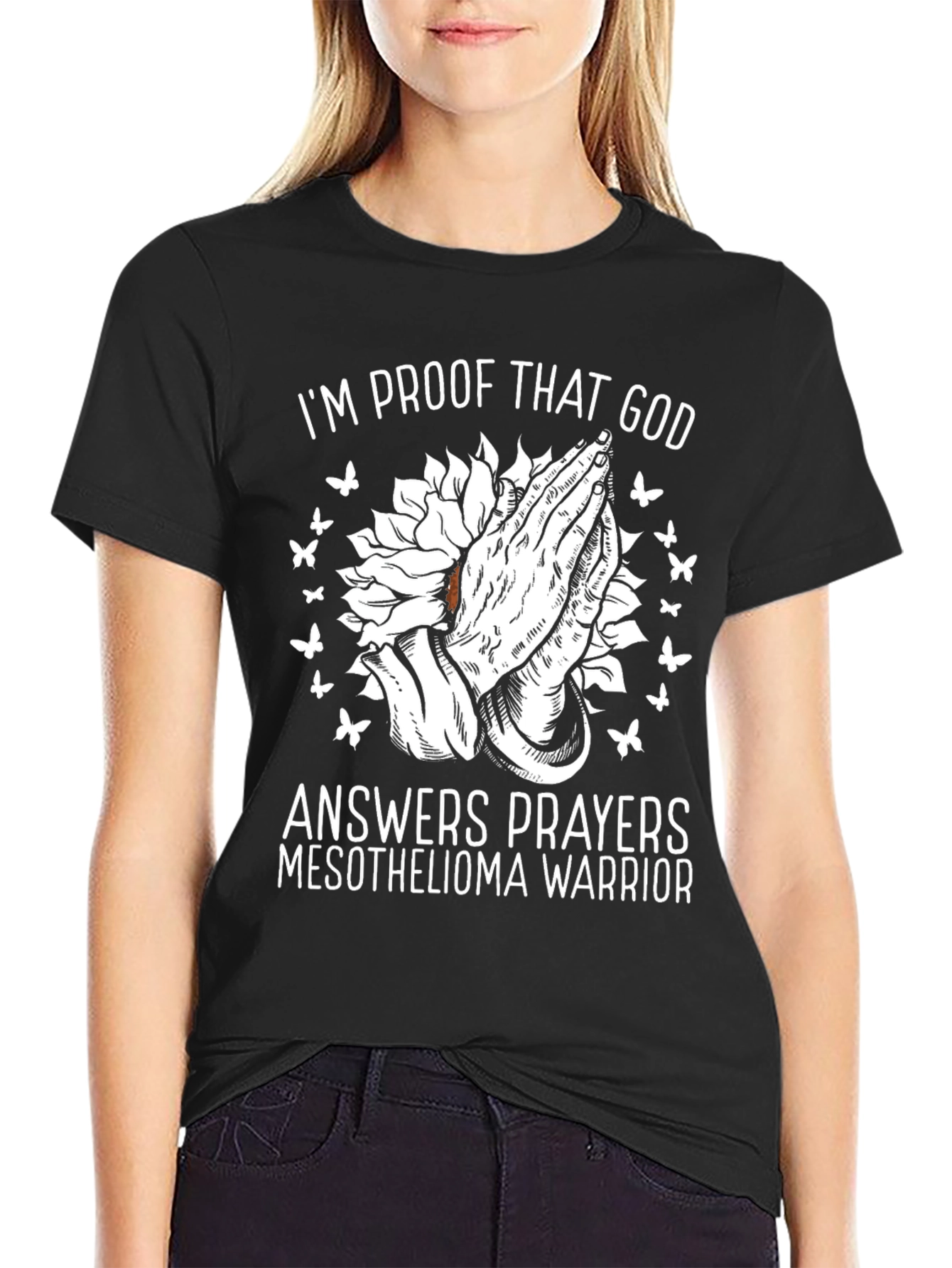 Im Proof God Answers Prayers Warrior T-Shirt