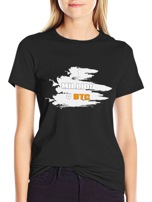 1 Million BTC Crypto T-Shirt - Bitcoin Fan Apparel