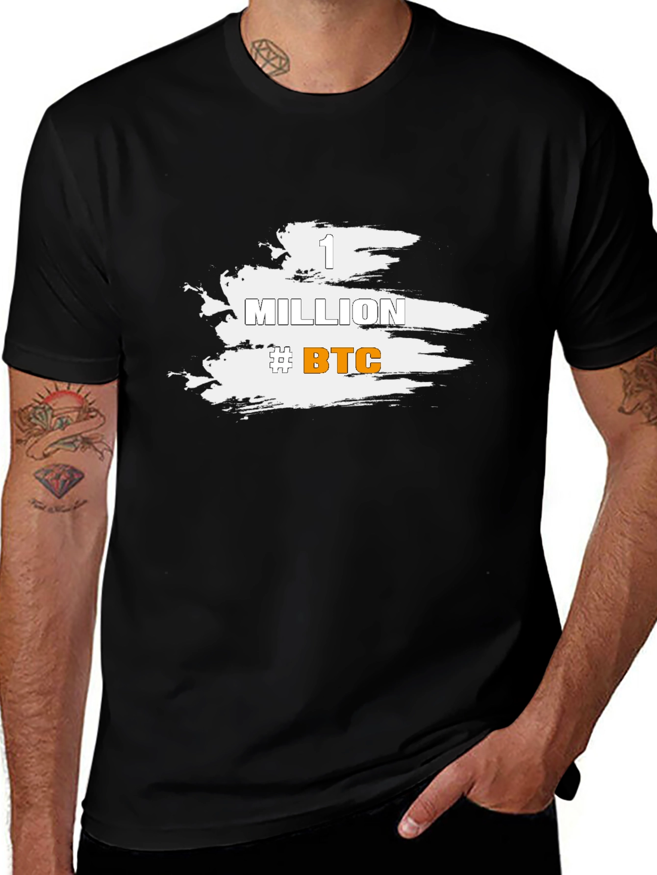 1 Million BTC Crypto T-Shirt - Bitcoin Fan Apparel