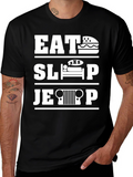 Eat Sleep Jeep - Mens Graphic T-Shirt