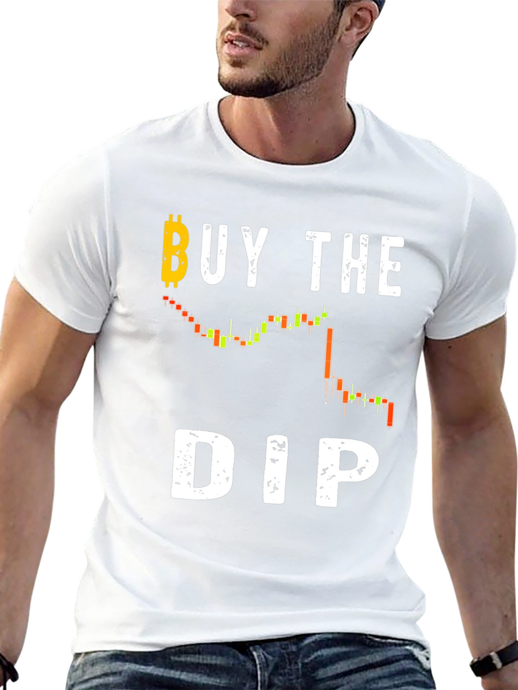 Buy The Dip Crypto T-Shirt - Black Cotton Tee