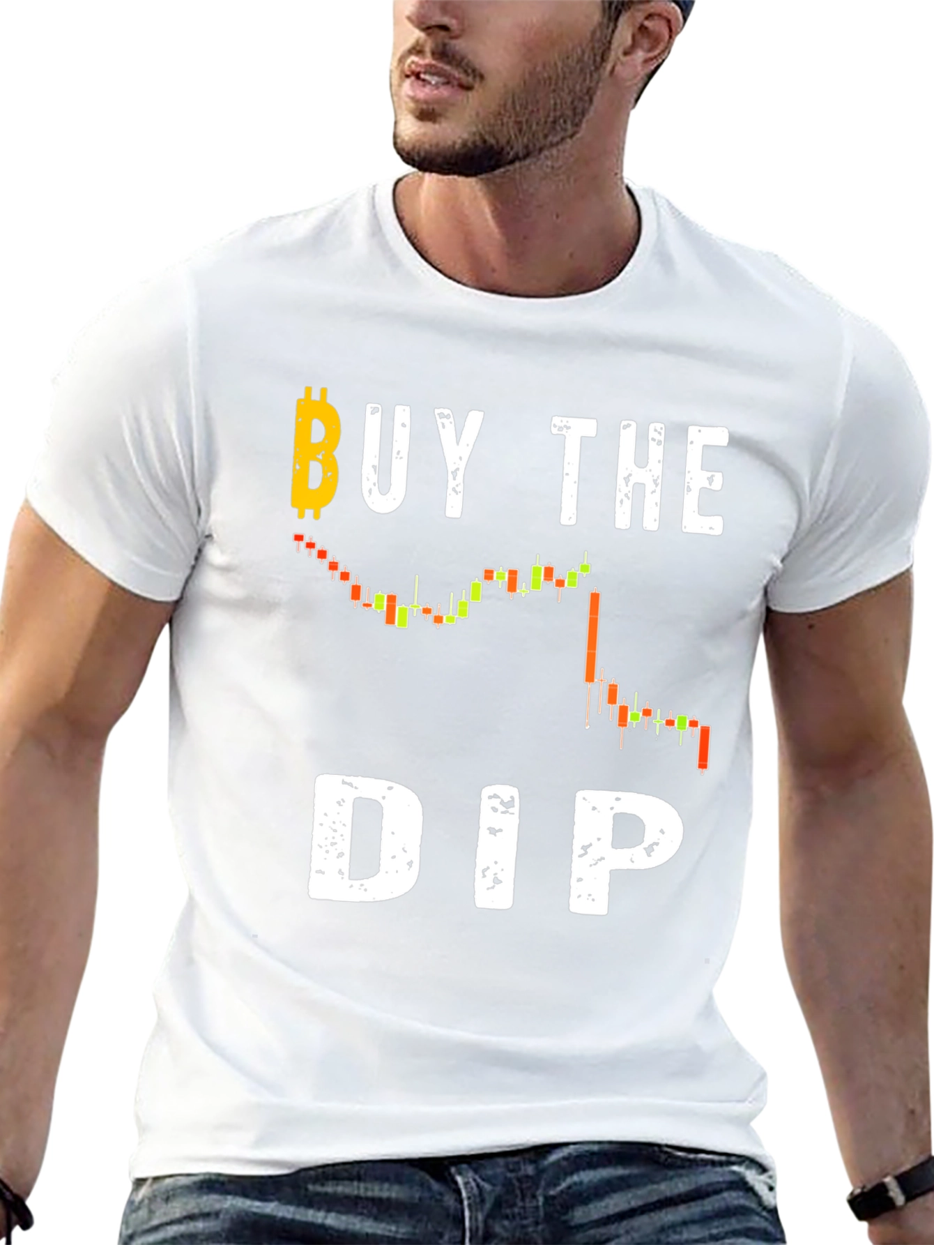 Buy The Dip Crypto T-Shirt - Black Cotton Tee