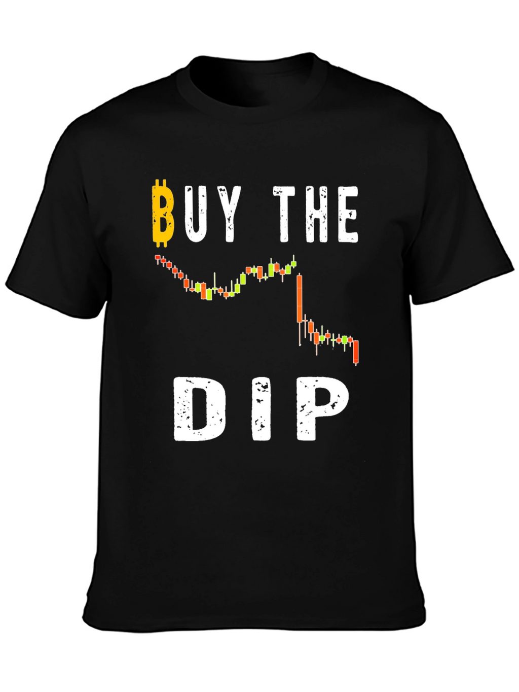 Buy The Dip Crypto T-Shirt - Black Cotton Tee