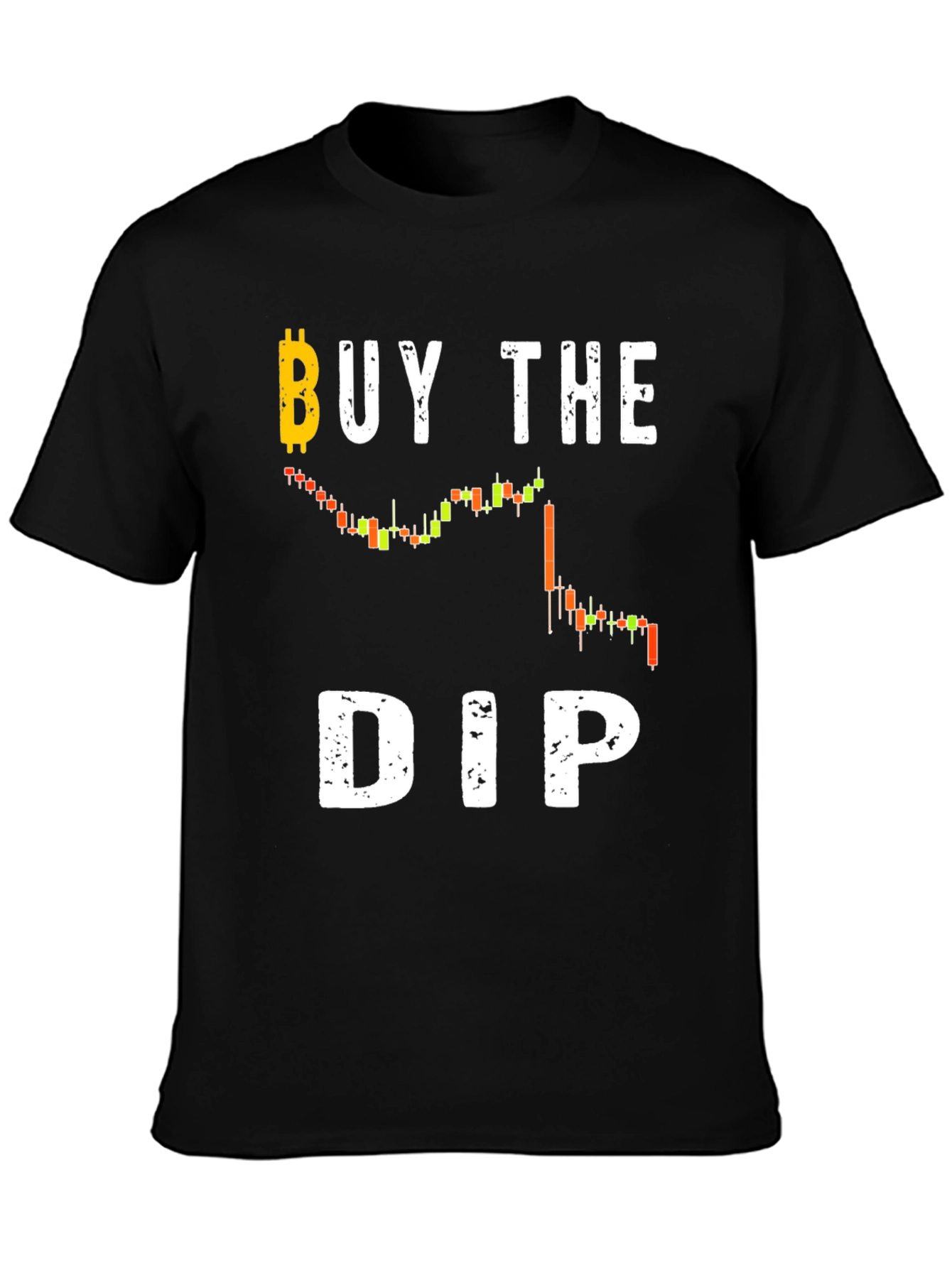 Buy The Dip Crypto T-Shirt - Black Cotton Tee
