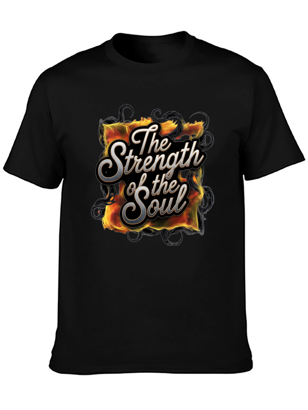 Strength of the Soul Graphic T-Shirt - Black