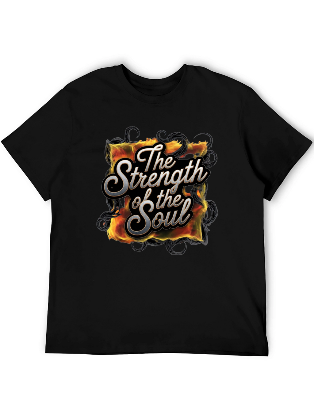 Strength of the Soul Graphic T-Shirt - Black