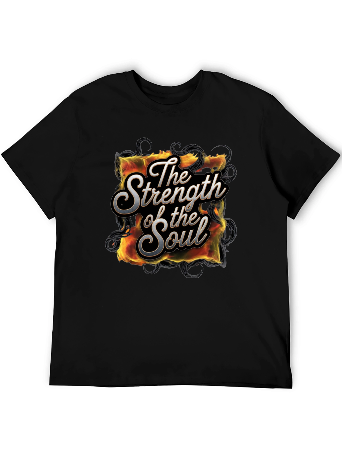 Strength of the Soul Graphic T-Shirt - Black