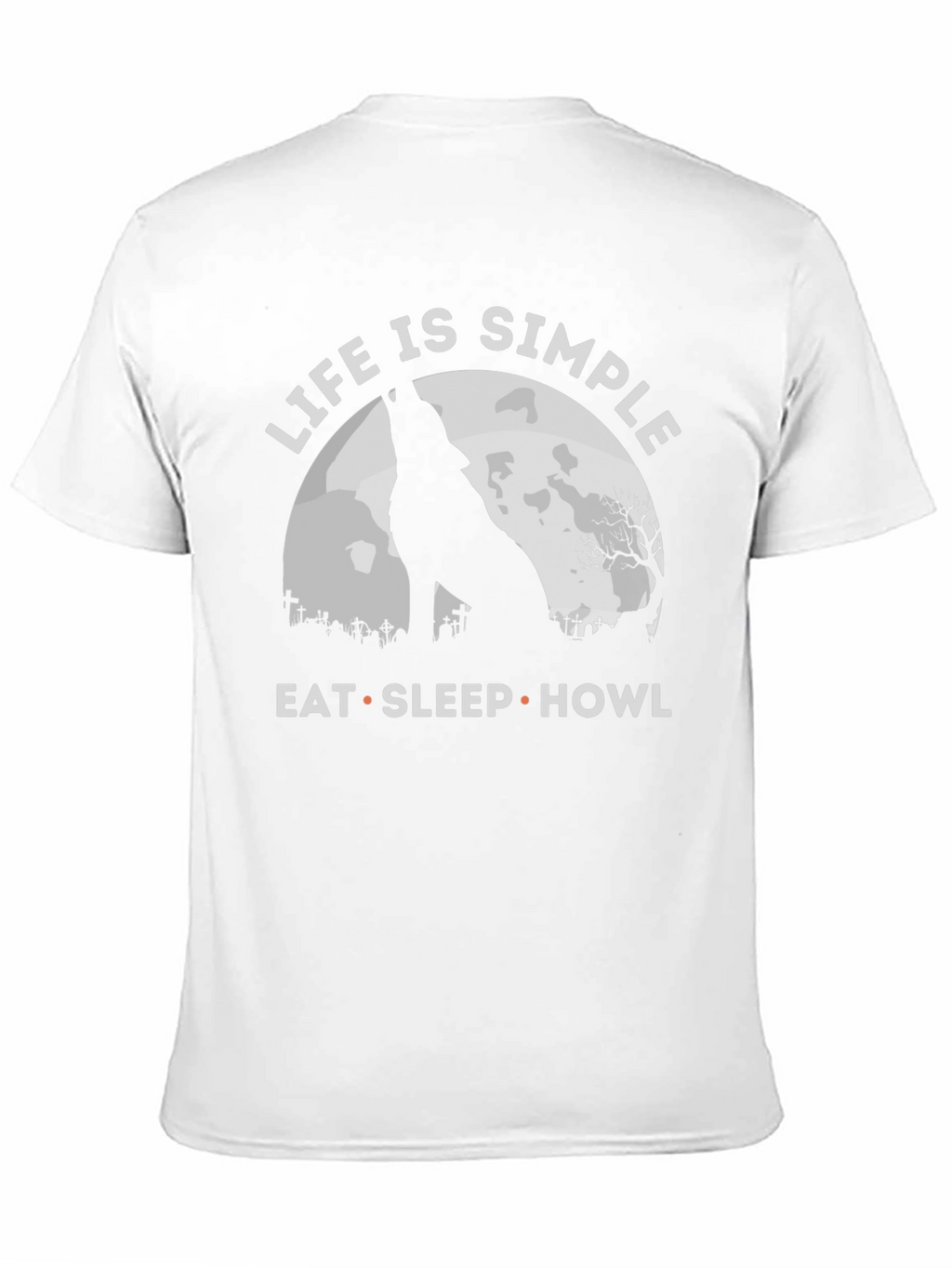 Life is Simple Wolf T-Shirt