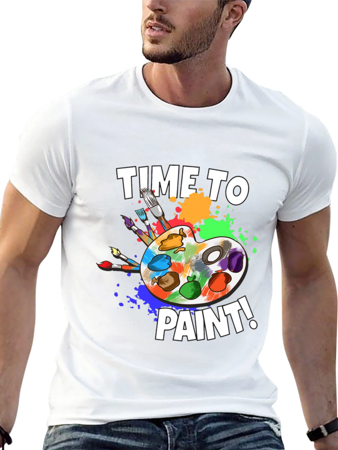 Time To Paint T-Shirt - Artist Palette Design
