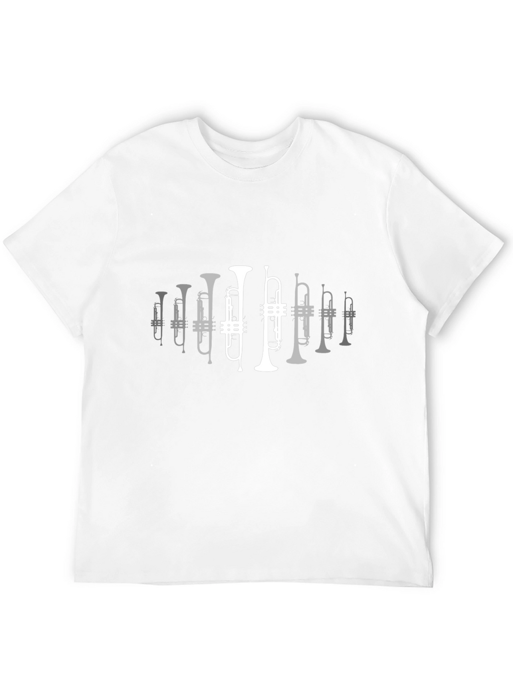 Trumpet Graphic T-Shirt - Musical Instrument Tee