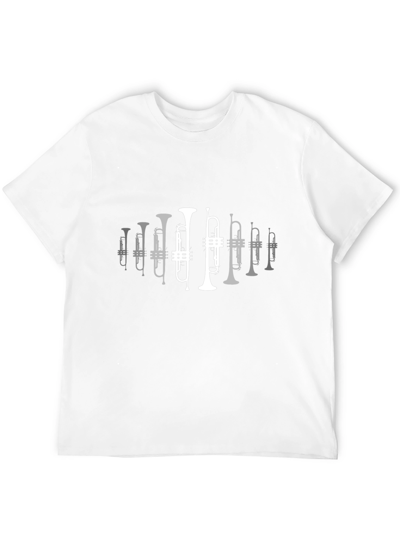 Trumpet Graphic T-Shirt - Musical Instrument Tee