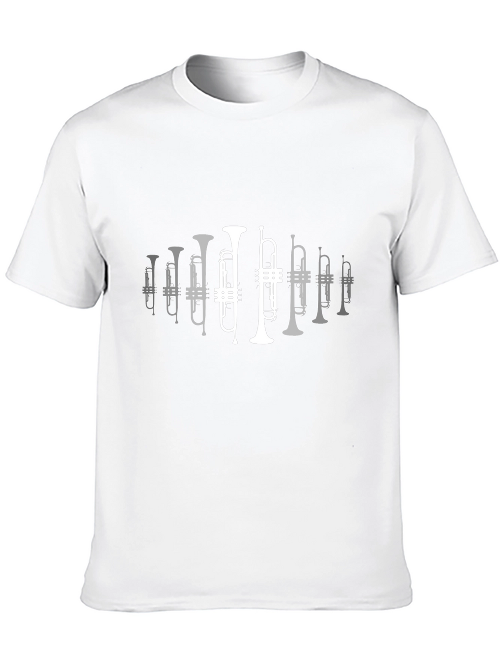 Trumpet Graphic T-Shirt - Musical Instrument Tee