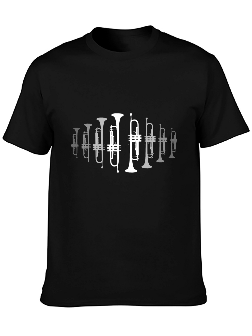 Trumpet Graphic T-Shirt - Musical Instrument Tee