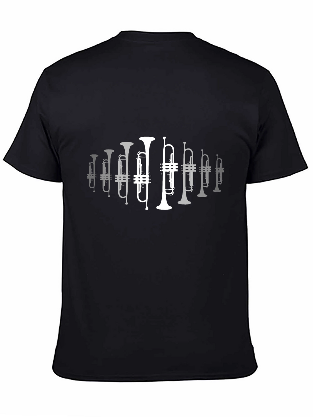 Trumpet Graphic T-Shirt - Musical Instrument Tee