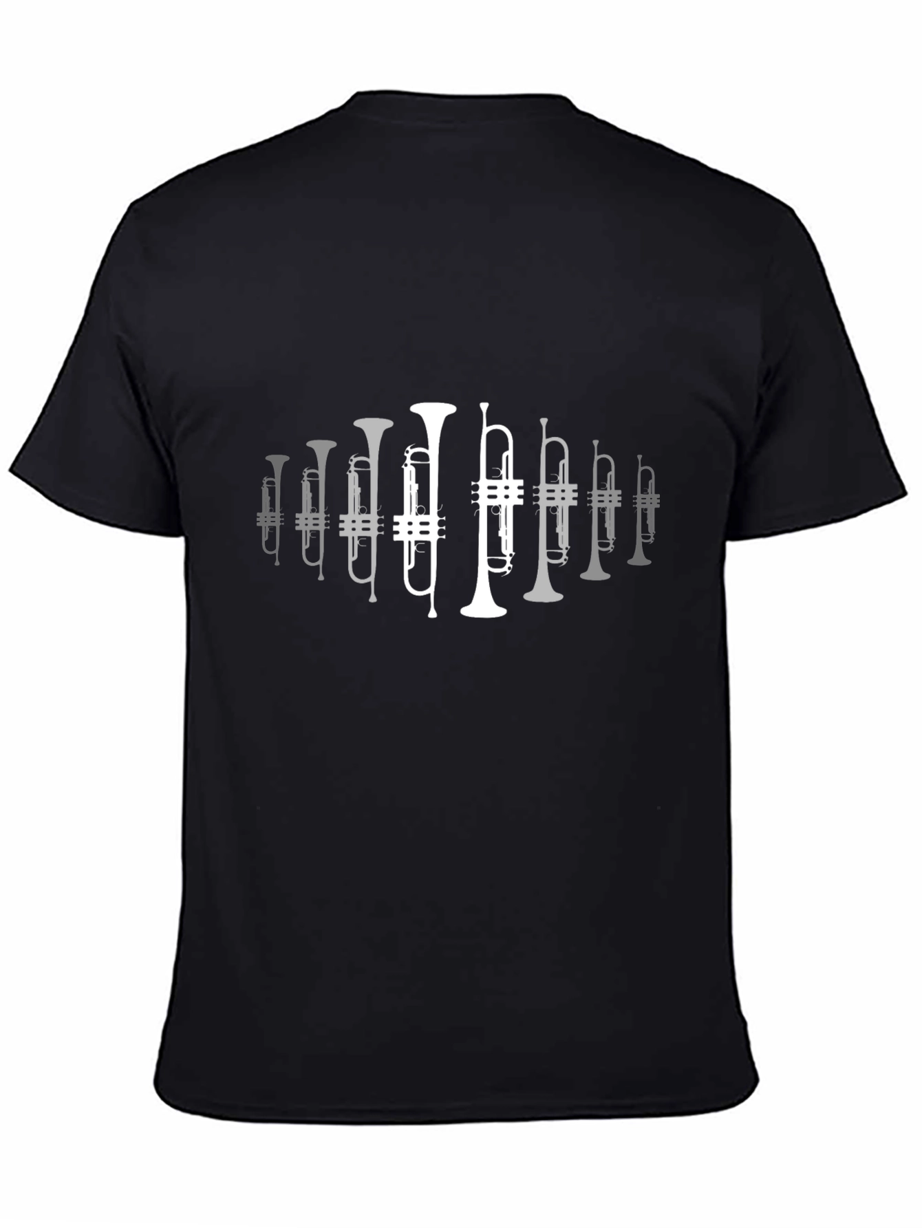 Trumpet Graphic T-Shirt - Musical Instrument Tee