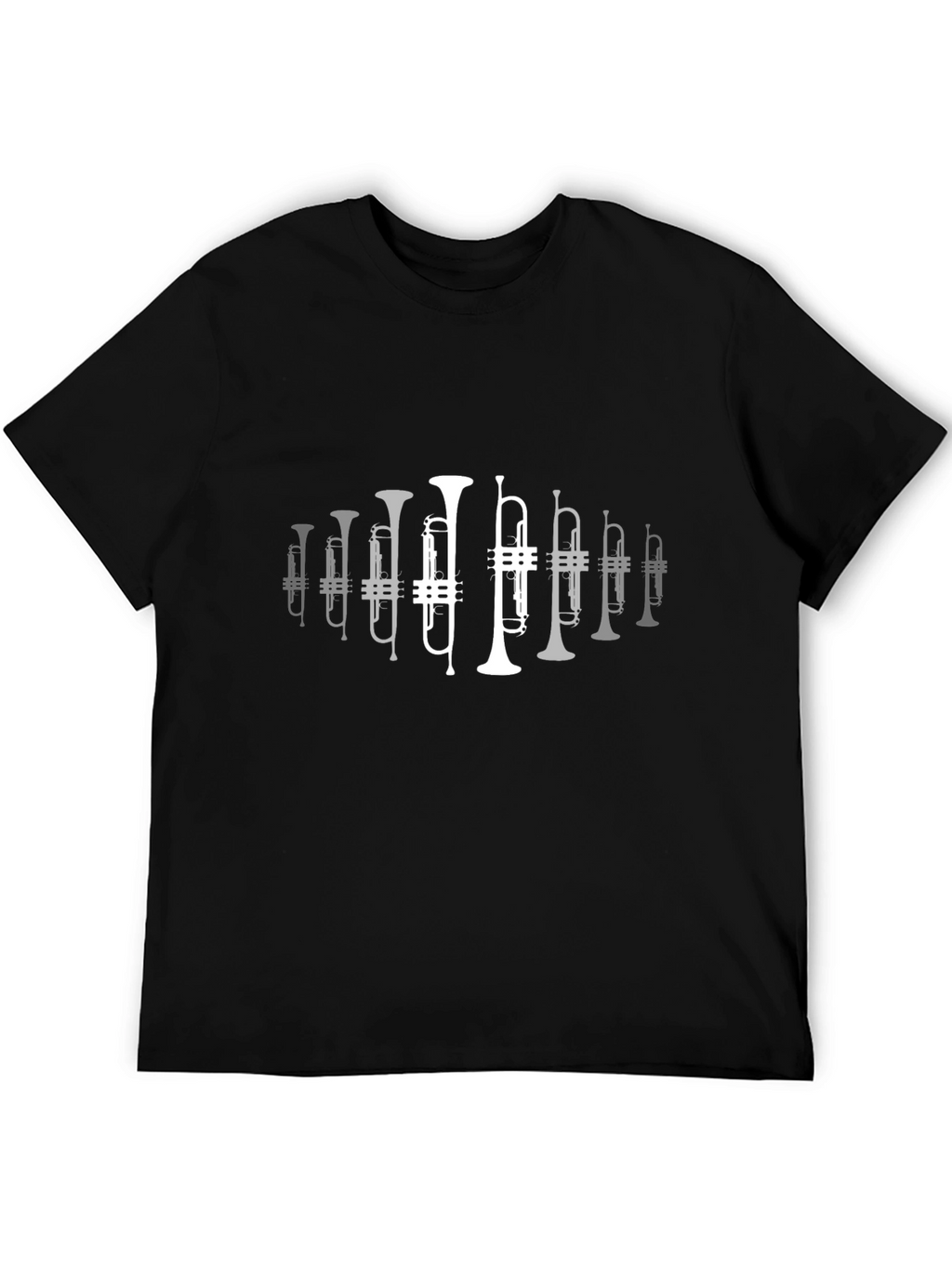 Trumpet Graphic T-Shirt - Musical Instrument Tee