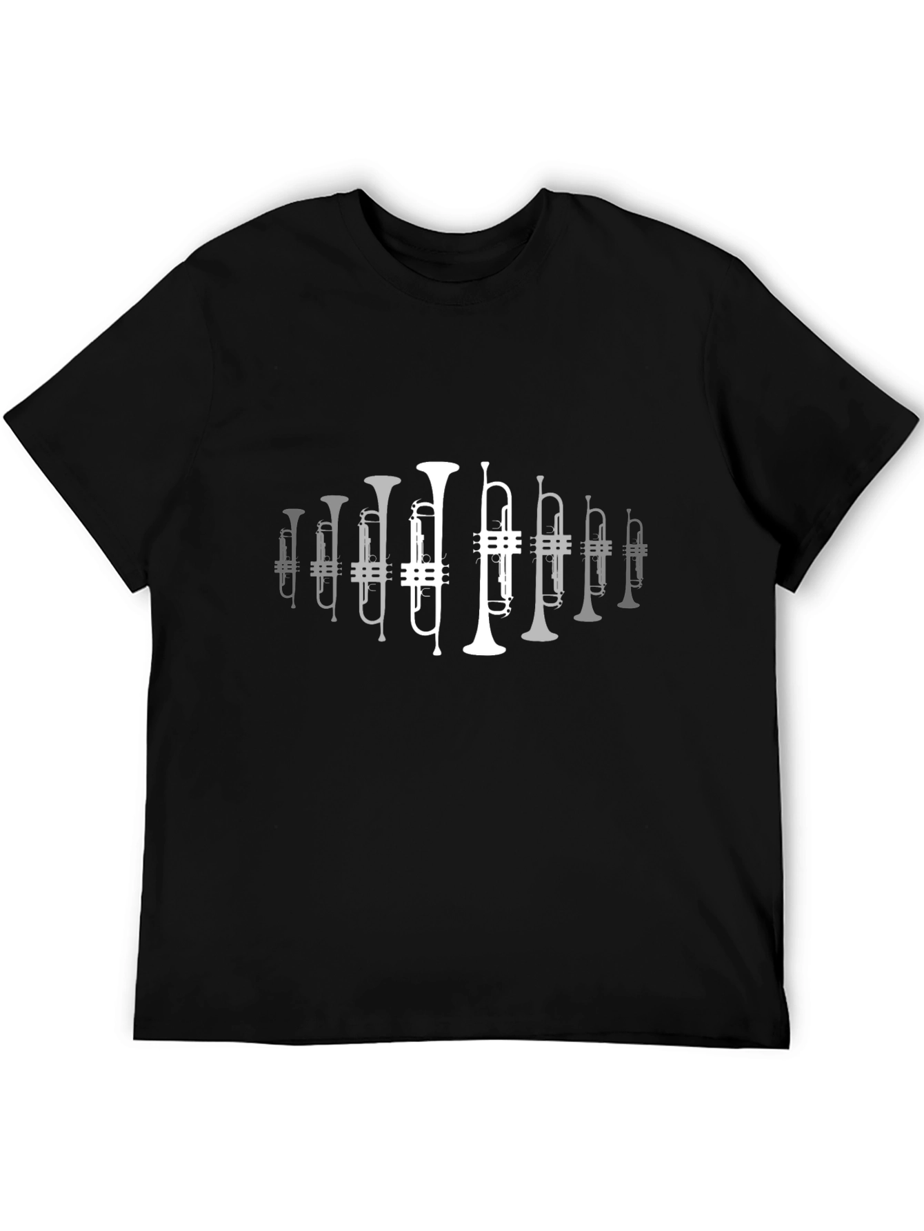 Trumpet Graphic T-Shirt - Musical Instrument Tee