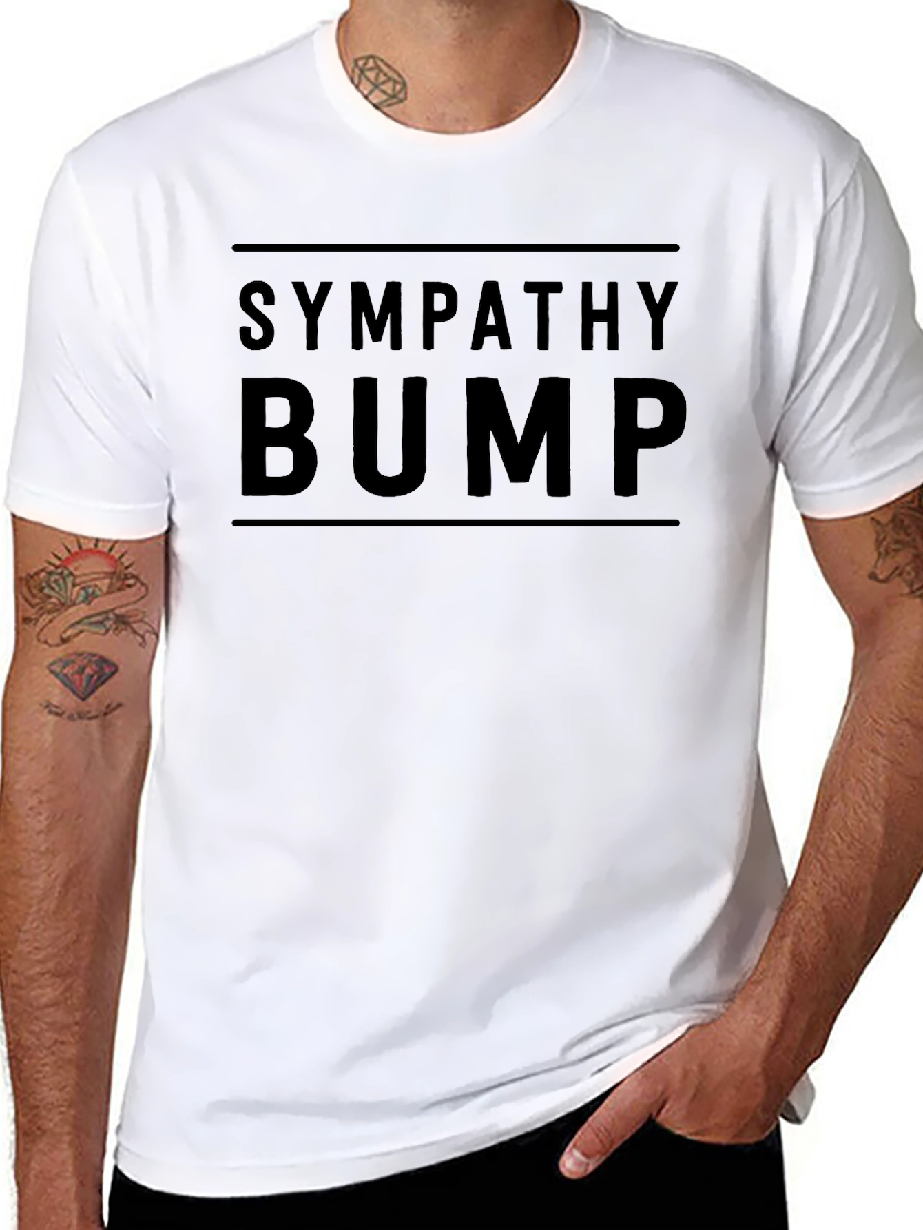 Sympathy Bump Graphic Tee - Trendy Comfort Fit
