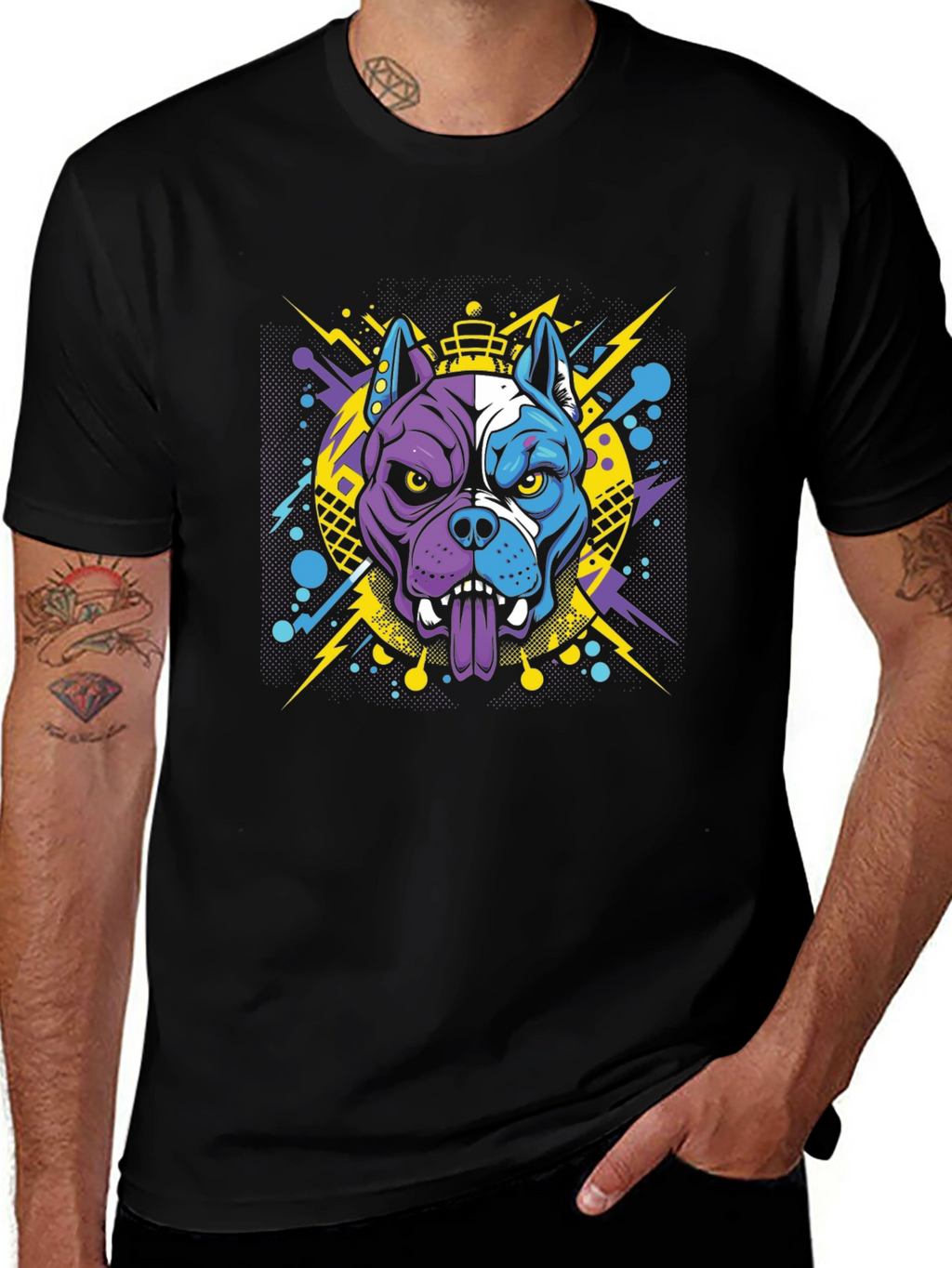 Graphic Pitbull Tee - Bold Streetwear Style