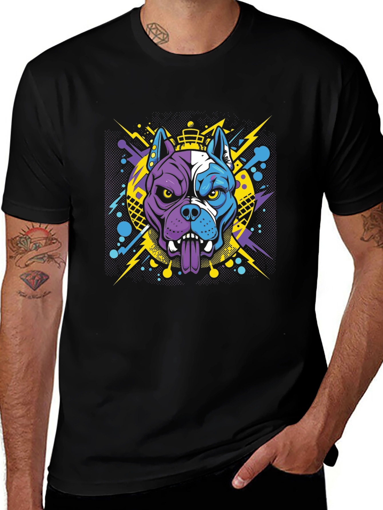 Graphic Pitbull Tee - Bold Streetwear Style