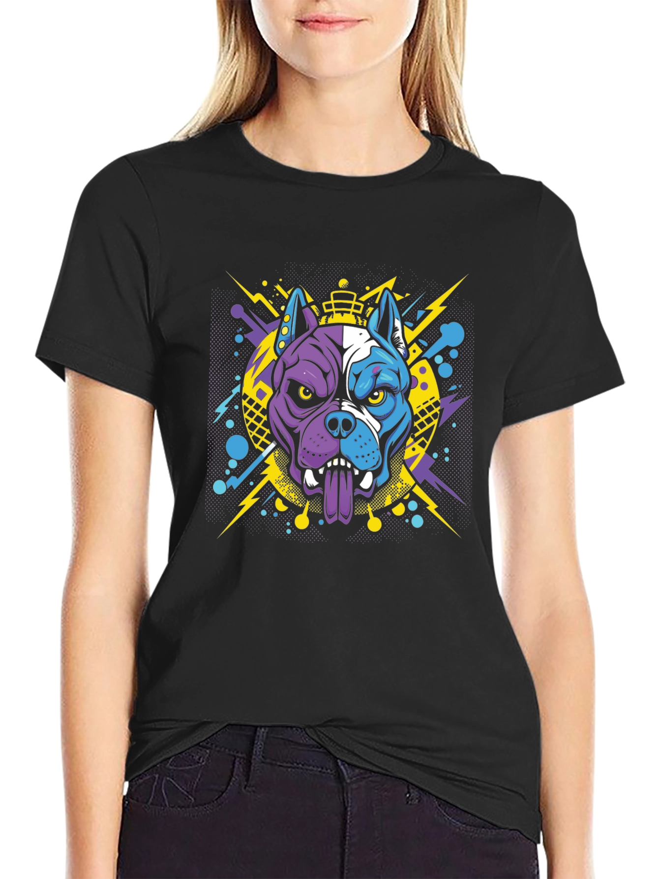 Graphic Pitbull Tee - Bold Streetwear Style