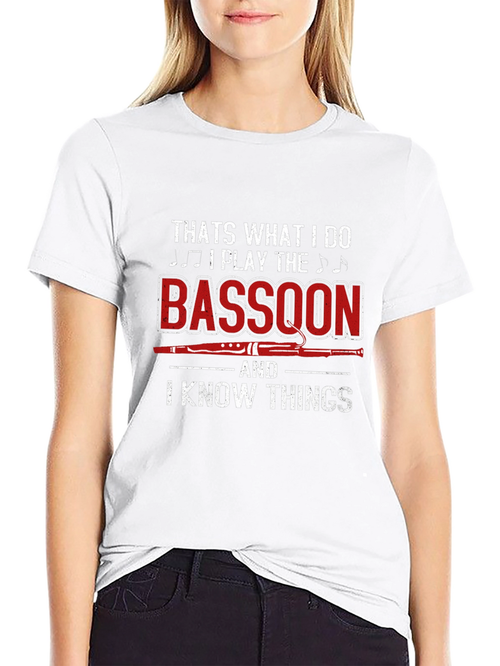 Bassoon Player T-Shirt: I Know Things Tee