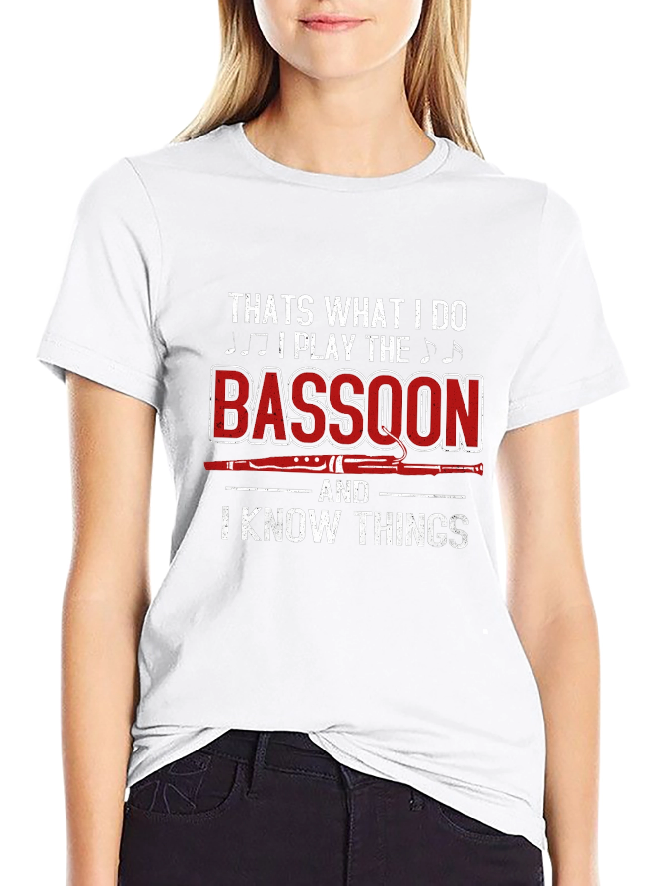 Bassoon Player T-Shirt: I Know Things Tee