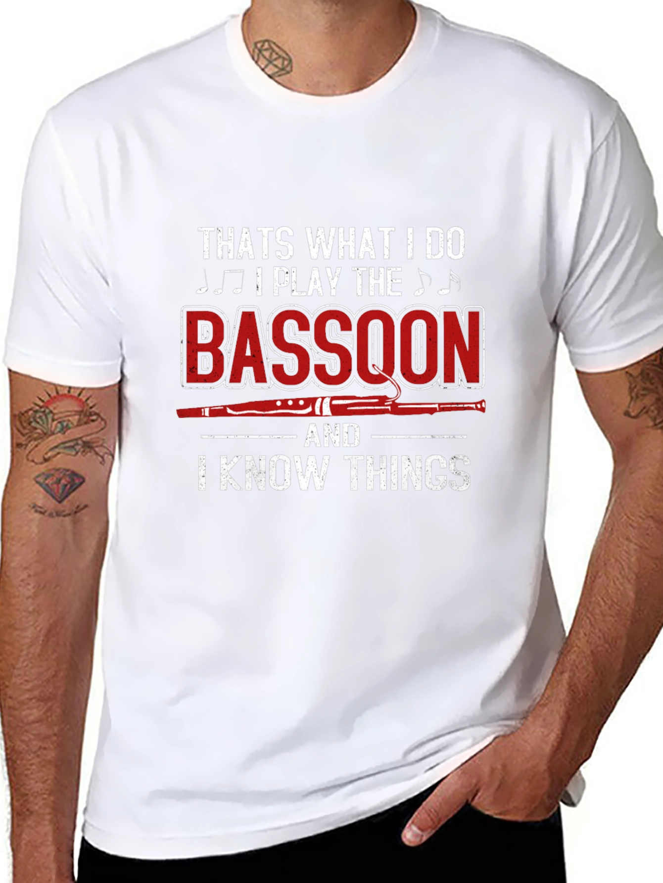 Bassoon Player T-Shirt: I Know Things Tee