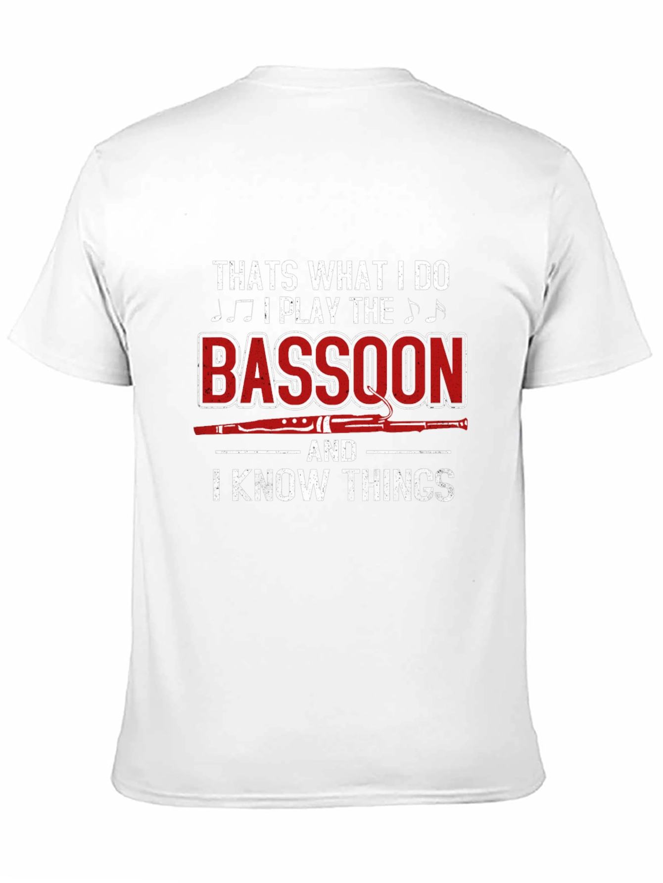 Bassoon Player T-Shirt: I Know Things Tee