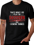 Bassoon Player T-Shirt: I Know Things Tee
